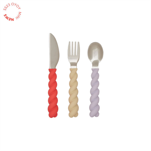 Mellow Cutlery - Pack of 3 par OYOY Living Design - L'heure du repas | Jourès