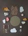 Mellow Spoon - Pack of 3 - Nutmeg / Rose / Choko par OYOY Living Design - Cutlery | Jourès