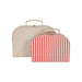 Mini Suitcase Giraffe & Stripe - Set of 2 par OYOY Living Design - Nouveautés  | Jourès