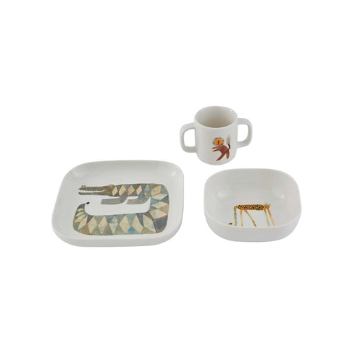 Moira Tableware Set Crocodile Gustav - Offwhite par OYOY Living Design - Nouveautés  | Jourès
