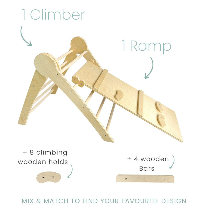 CRANBERRY CLIMBER - Montessori Wooden Triangle par Sapiens Child - Baby | Jourès