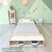 CHERRY TWIN - Montessori Floor Bed with Shelves par Sapiens Child - Baby | Jourès