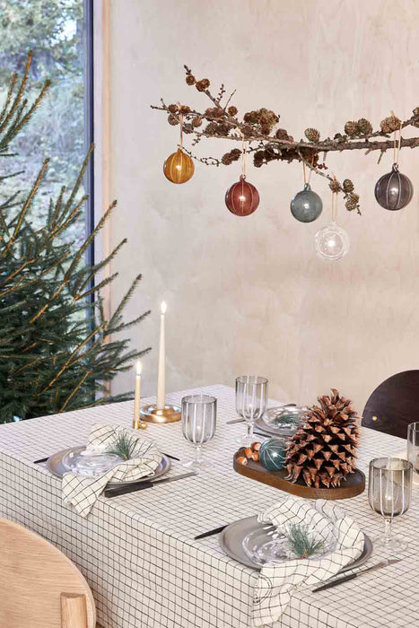 Natale Christmas Glass Ball par OYOY Living Design - Calendriers de l'Avent et déco de Noël | Jourès