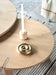 Savi Solid Brass Candleholder - Low par OYOY Living Design - OYOY Mini | Jourès