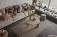 Grid Rug - Caramel / Offwhite par OYOY Living Design - Gifts $100 and more | Jourès