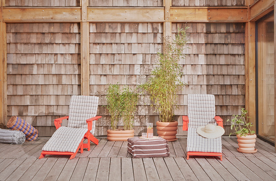 Outdoor Kyoto Sun Mattress - Caramel / Blue par OYOY Living Design - The Canada Day Sale - 15% Off Storewide* | Jourès