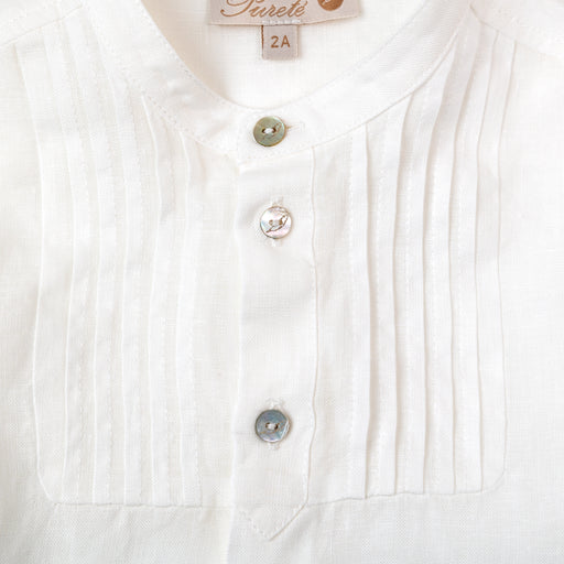 Shirt - 24m to 6Y - White par Pureté du bébé - Soleil, été, bonheur ! | Jourès