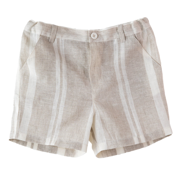 Shorts - 3y to 6y - Beige stripes par Pureté du bébé - Soleil, été, bonheur ! | Jourès