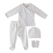 Newborn Gift Set - 0 to 1m - Taupe par Pureté du bébé - Combinaisons, pyjamas et gigoteuse | Jourès
