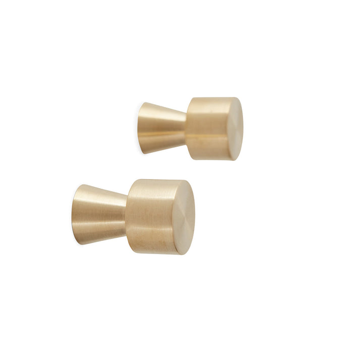 Pin Hook / Knob - Pack of 2 - Brass par OYOY Living Design - Nouveautés  | Jourès