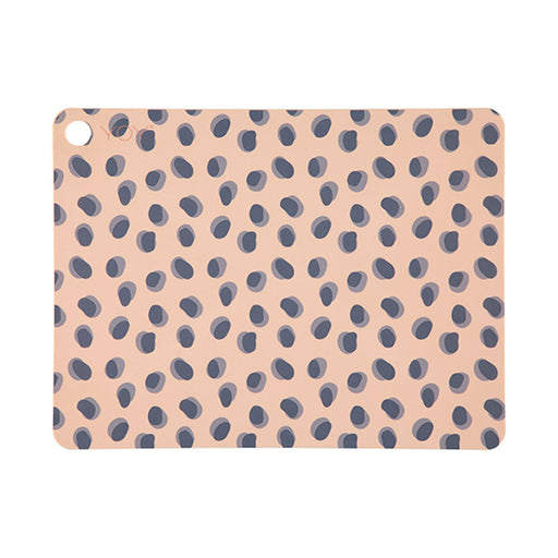 Placemat Leopard Dots - Pack of 2 - Camel par OYOY Living Design - Expédition Safari  | Jourès