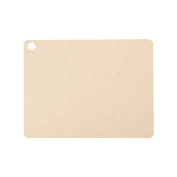 Placemat Dotto - 2 Pcs/Pack - Vanilla par OYOY Living Design - The Canada Day Sale - 15% Off Storewide* | Jourès