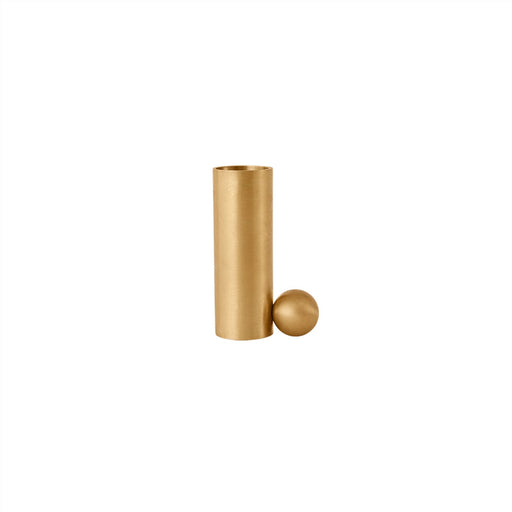 Palloa Solid Brass Candleholder - High - Brushed Brass par OYOY Living Design - The Canada Day Sale - 15% Off Storewide* | Jourès