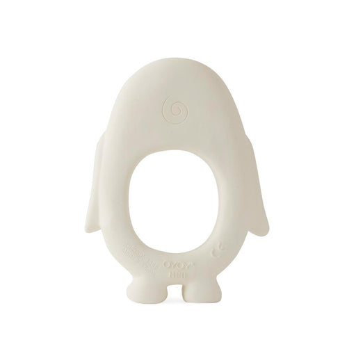 Penguin Baby Teether - White par OYOY Living Design - Nouveautés  | Jourès