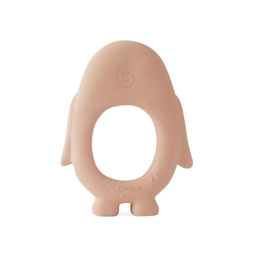 Penguin Baby Teether - Rose par OYOY Living Design - Nouveautés  | Jourès