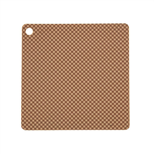 Placemat Checker - Pack of 2 - Camel par OYOY Living Design - The Canada Day Sale - 15% Off Storewide* | Jourès