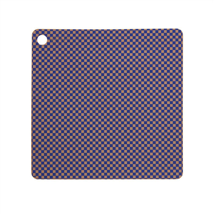 Placemat Checker - Pack of 2 - Optic Blue par OYOY Living Design - The Canada Day Sale - 15% Off Storewide* | Jourès