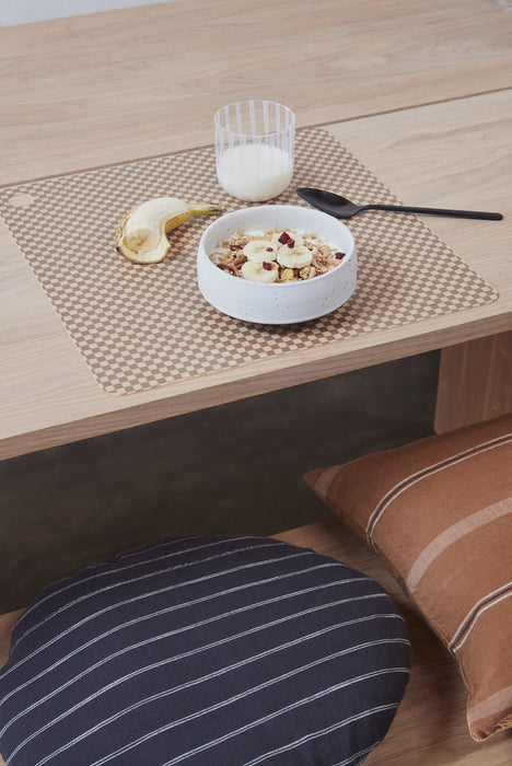 Placemat Checker - Pack of 2 - Vanilla par OYOY Living Design - Jourès Home | Jourès