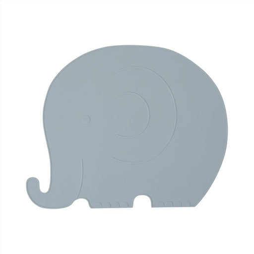 Placemat Henry Elephant - Pale Blue par OYOY Living Design - The Safari Collection | Jourès