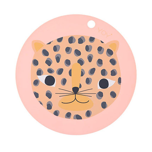 Placemat Snow Leopard - Coral par OYOY Living Design - The Safari Collection | Jourès