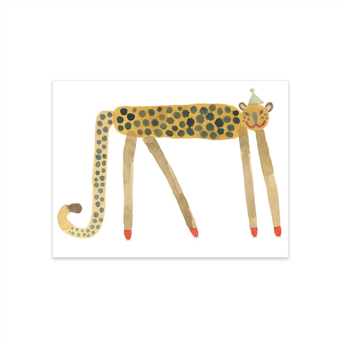 Poster 30x40 - Smiling Leopard Elvis - Moira Frith - Multi par OYOY Living Design - New in | Jourès