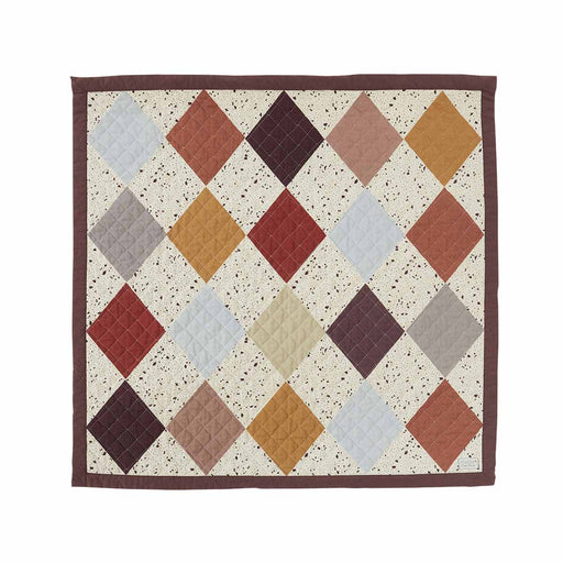 Quilted Aya Wall Rug - Large - Brown par OYOY Living Design - Home Decor | Jourès