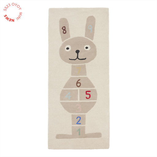 Rabbit Hopscotch Rug par OYOY Living Design - Lunar New Year | Jourès