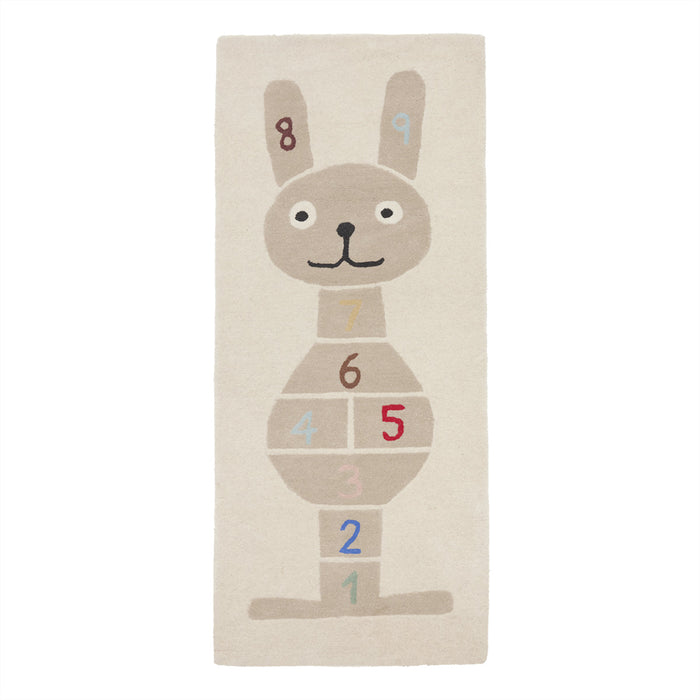 Rabbit Hopscotch Rug par OYOY Living Design - Lunar New Year | Jourès