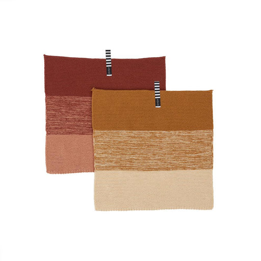 Niji Dish Cloth Dark Caramel / Rubber - Pack of 2 - H25 x W25 cm par OYOY Living Design - The Canada Day Sale - 15% Off Storewide* | Jourès