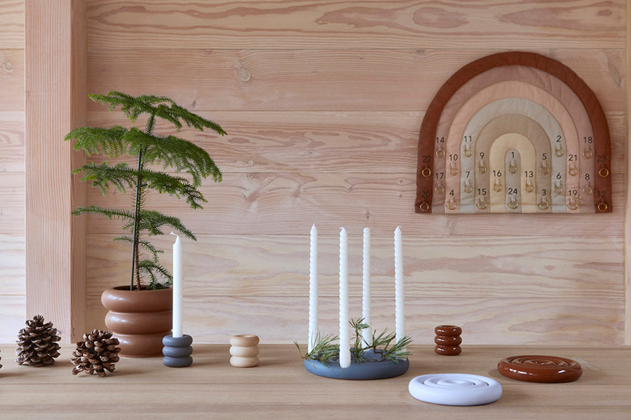 Savi Advent Candleholder - Midnight Blue par OYOY Living Design - OYOY Mini | Jourès