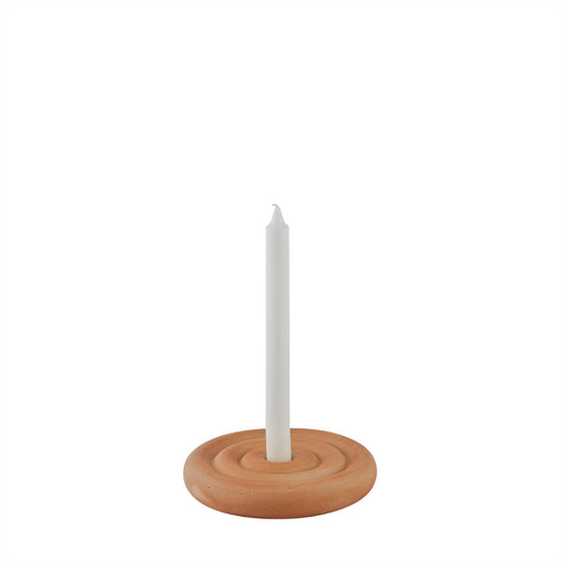 Savi Ceramic Candleholder - Low - Beige par OYOY Living Design - The Canada Day Sale - 15% Off Storewide* | Jourès