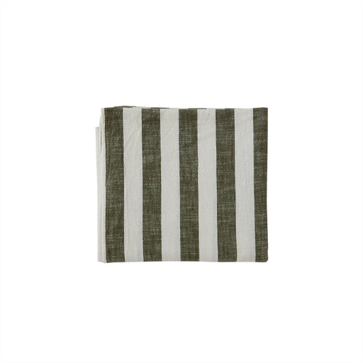 Striped Tablecloth - 200x140 cm - Olive par OYOY Living Design - $100 et plus | Jourès