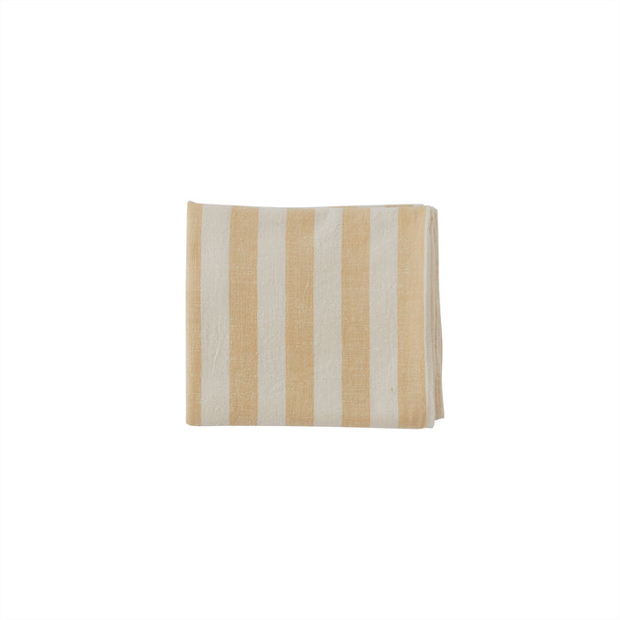 Striped Tablecloth Vanilla - 200x140 cm par OYOY Living Design - OYOY Mini | Jourès