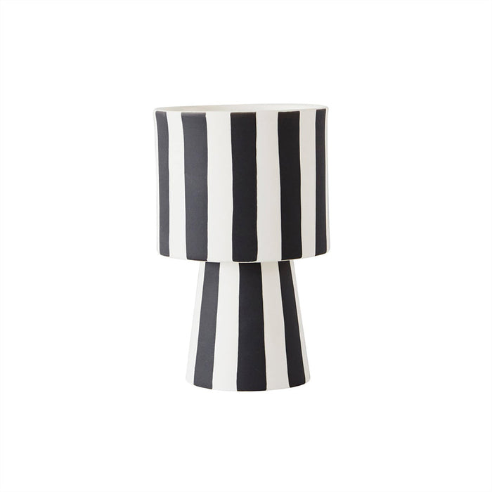 Toppu Pot - Small - White / Black par OYOY Living Design - $100 et plus | Jourès