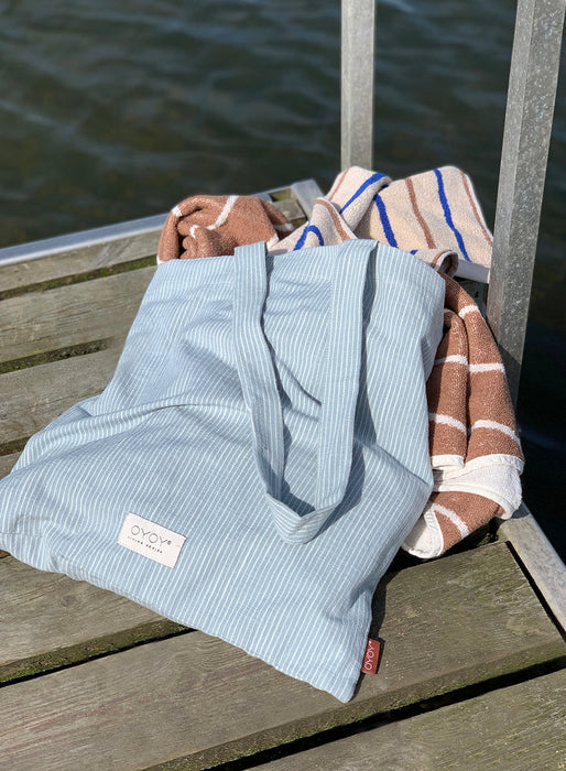 Tote Bag - Dusty Blue par OYOY Living Design - Diaper Bags & Mom Bags | Jourès