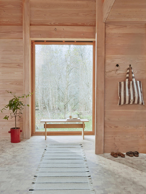Tote Bag Candy Striped - Brown / Offwhite par OYOY Living Design - OYOY Mini | Jourès