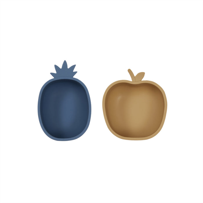 Yummy Pineapple & Apple Snack Bowl par OYOY Living Design - Baby travel essentials | Jourès