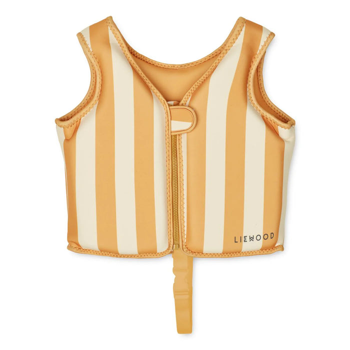 Dove Swim Vest - 2Y to 4Y - Stripe Creme de la creme / Yellow mellow par Liewood - Liewood - Clothes | Jourès