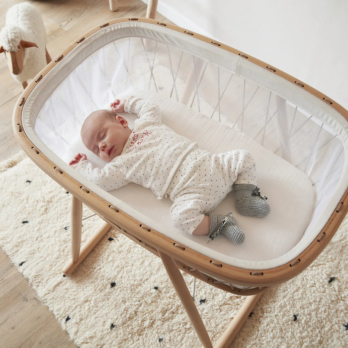 KUMI Craddle and organic mattress - Mesh / Lichen par Charlie Crane - Baby | Jourès