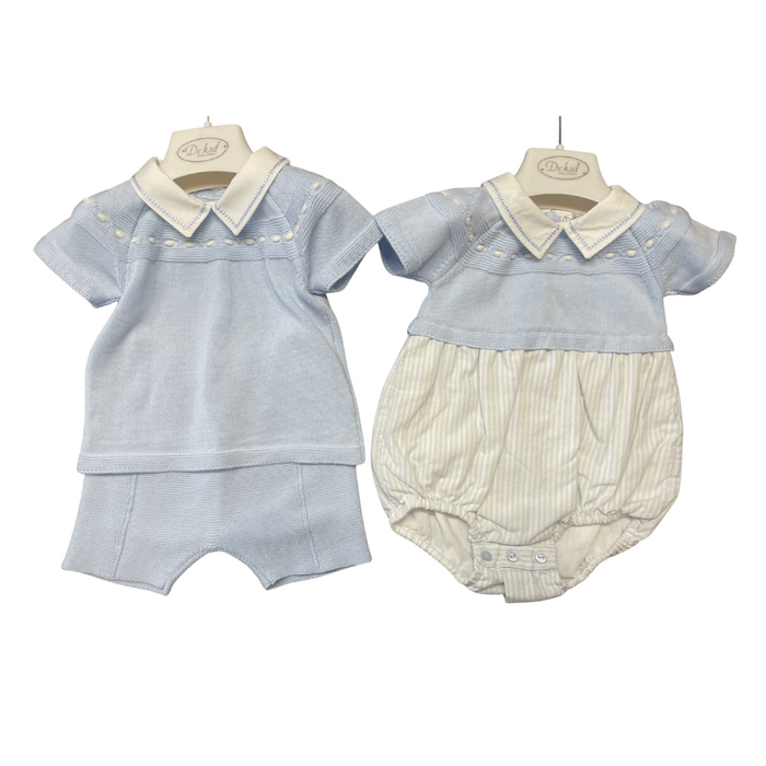 Newborn Romper - 1m - Baby Blue par Dr.Kid - Baby Shower Gifts | Jourès