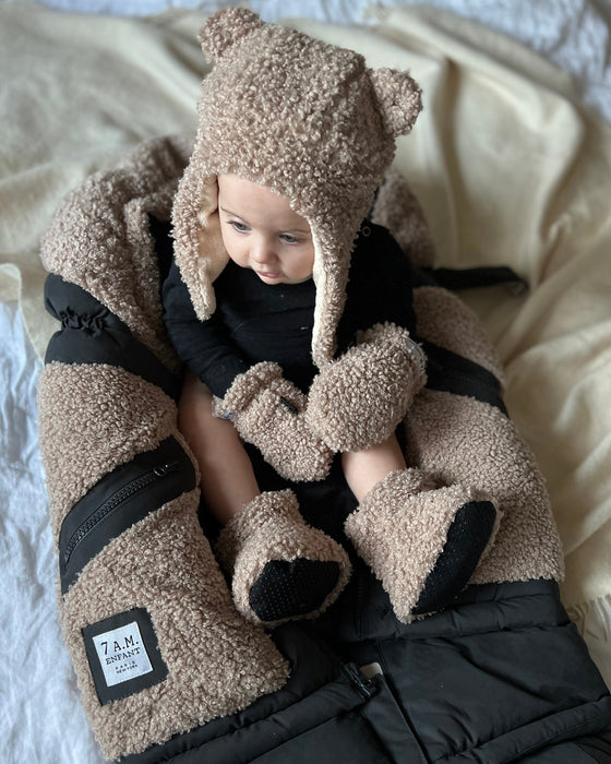 The Cub Set - Teddy | Hat & Mittens par 7AM Enfant Canada - 7AM | Jourès