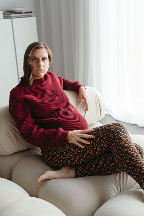 Léandre - Legging de maternité fleuri par Solveig - Nursing Clothes | Jourès