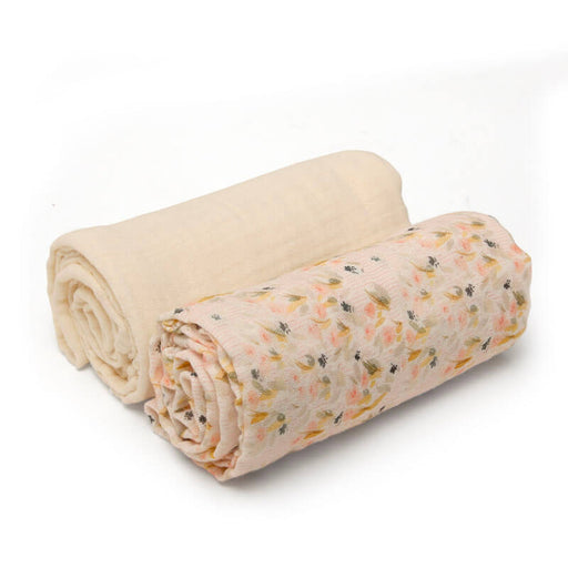 DOLI Swaddle Blanket - Set of 2 -  Elisabeth & Milk par Charlie Crane - Gifts $50 to $100 | Jourès