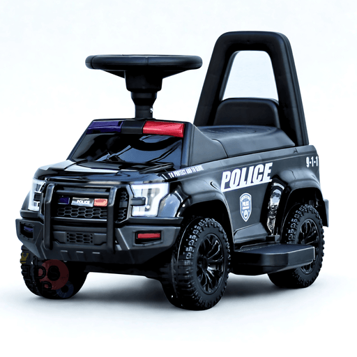 6V Ultimate 3-in-1 Toddler Police Truck W/ Bluetooth Music, Emergency Siren & Lights par Kids Vip - Produits | Jourès