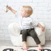 Sofa pouf pour enfants - Teddy crème blanc par Jollein - Chambre de bébé | Jourès