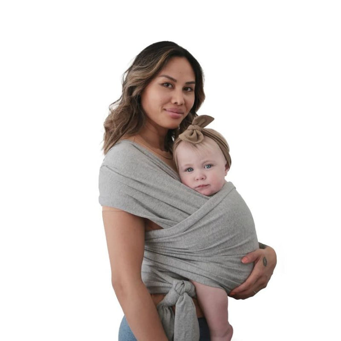 Mushie Baby Wrap - Gray par Mushie - Baby Shower Gifts | Jourès
