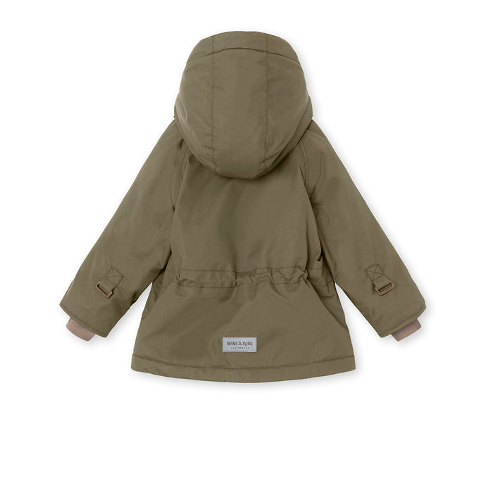 Wally Winter Jacket - 2Y to 3Y - Military Green par MINI A TURE - Winter onesies & Snowsuits | Jourès