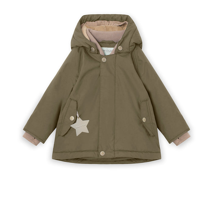 Manteau d'hiver Wally - 2T à 3T - Vert armée par MINI A TURE - Combinaisons d'hiver pour bébé | Jourès