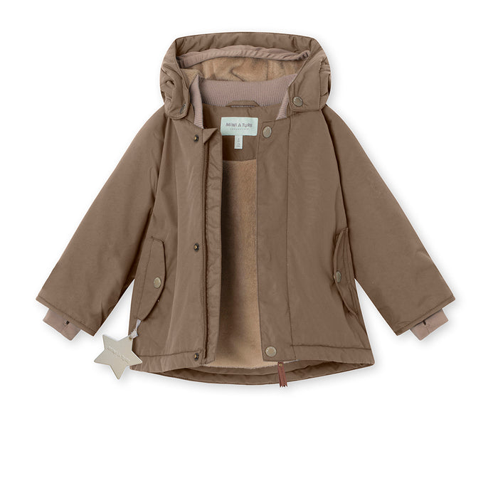 Wally Winter Jacket - 2Y to 3Y - Morel Grey par MINI A TURE - Gifts $100 and more | Jourès
