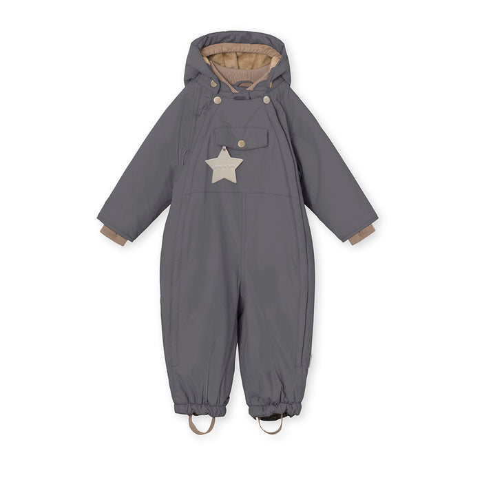 Wisti Snowsuit - 9m to 3Y - Forged Iron Blue par MINI A TURE - Gifts $100 and more | Jourès